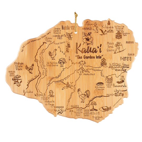 Destination Kauai Cutting Board, 9-3/4" x 12-1/2" banner