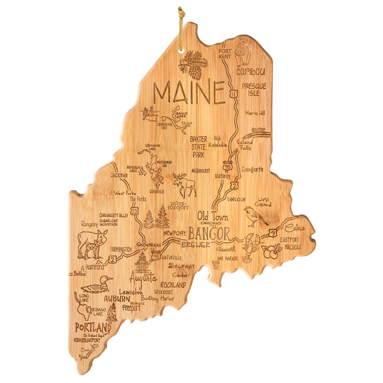 Destination Maine Cutting Board, 15" x 10-1/2" banner
