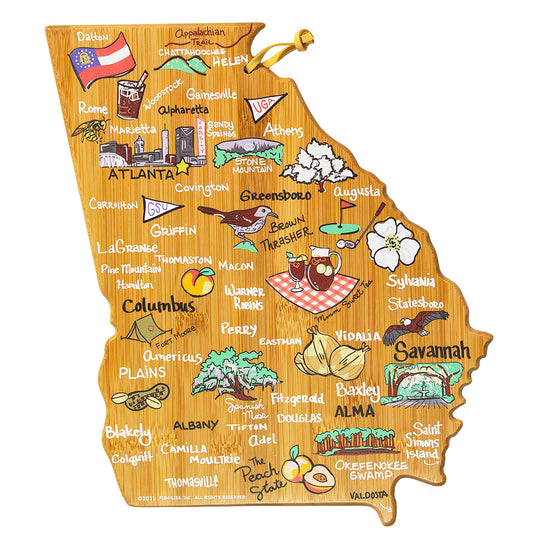 Georgia Cutting Board with Artwork by Fish Kiss™ banner