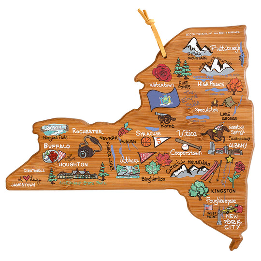 New York Cutting Board with Artwork by Fish Kiss™ banner