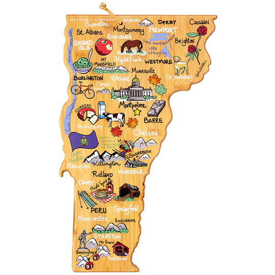 Vermont Cutting Board with Artwork by Fish Kiss™ banner