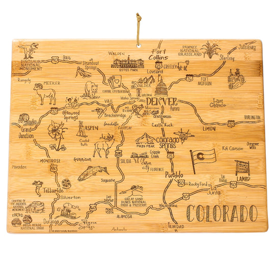 Destination Colorado Cutting Board, 14-1/2" x 10-3/4" banner