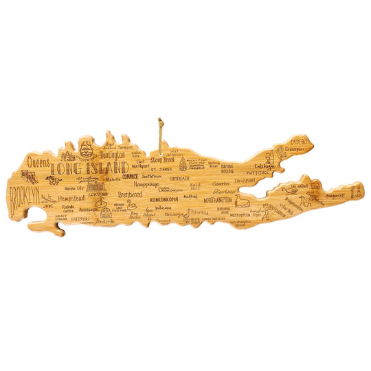 Destination Long Island Cutting Board, 22" x 6-1/2" banner